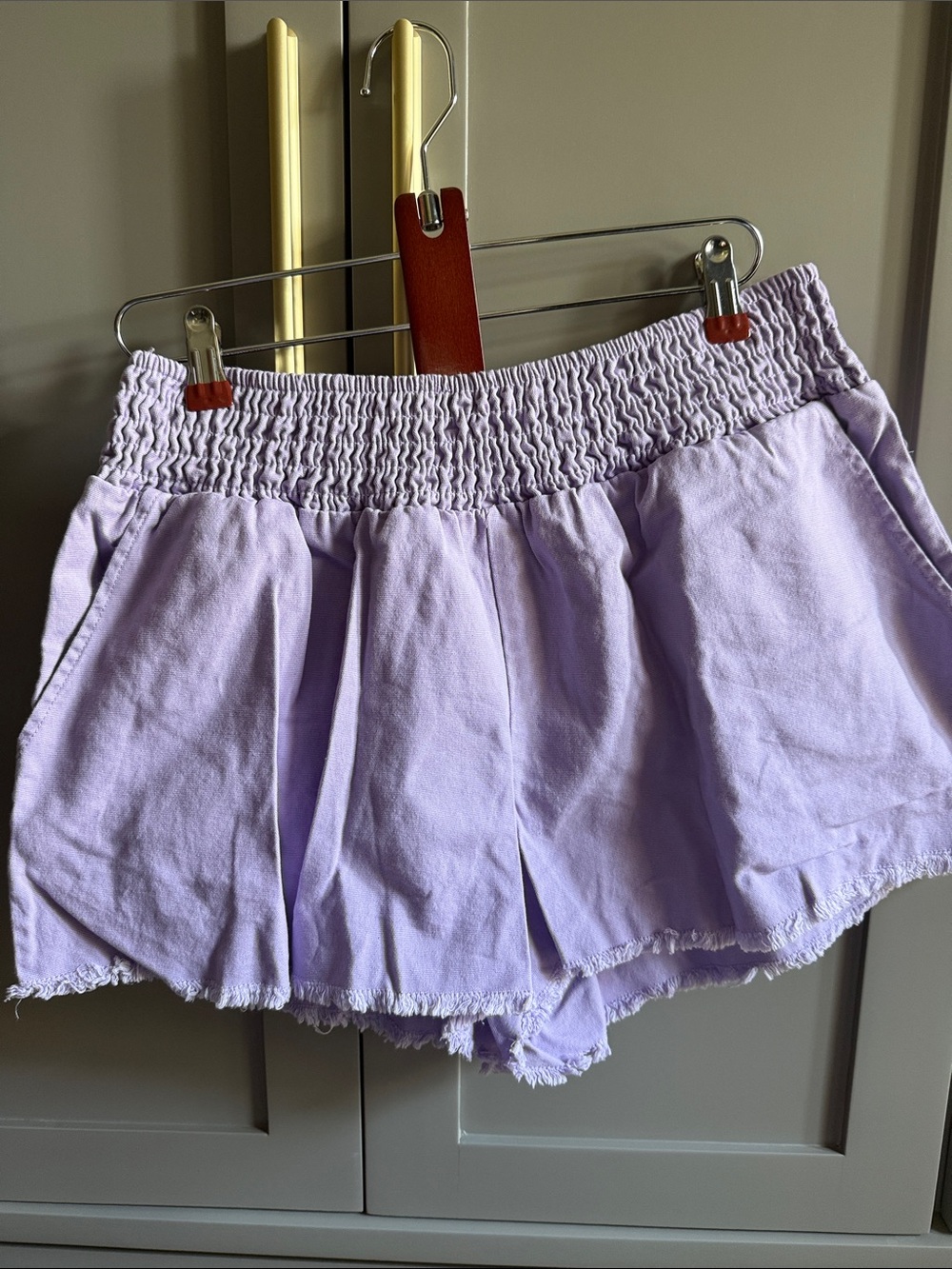 Women's Wild FableLavender Smocked Waist Casual Shorts